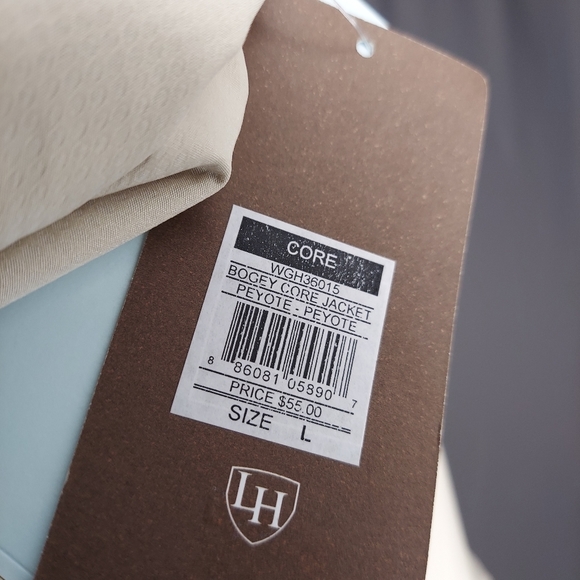 Lady Hagen Rain Jacket Women Large Bogey Zip Pocket Long Sleeve Golf Peyote - Picture 10 of 10